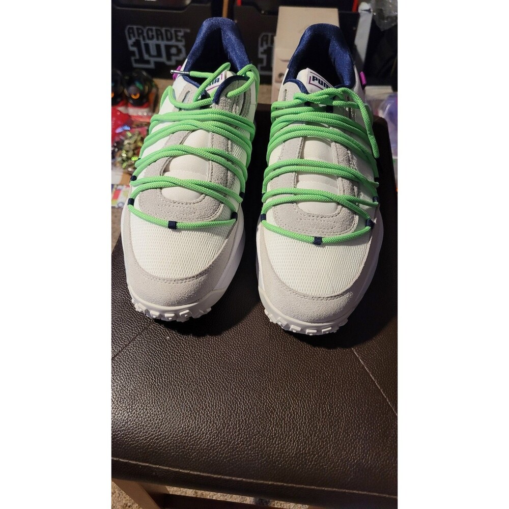 Puma Lace Rider Pop White Nimbus Cloud Size 10.5 - Picture 3 of 10